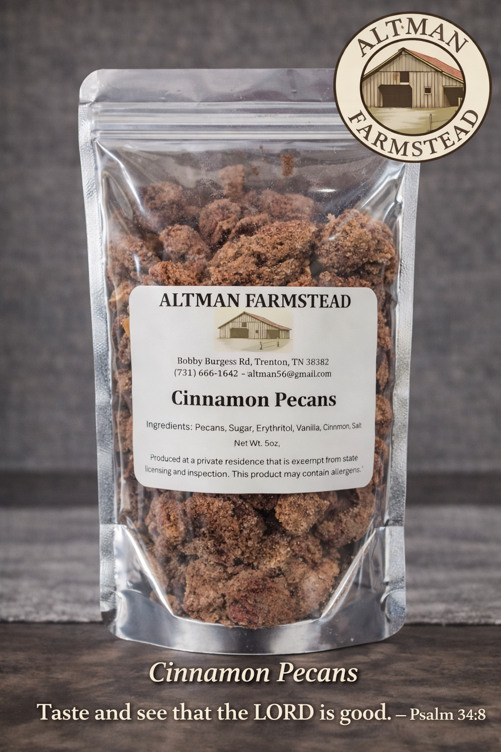 Cinnamon Pecans