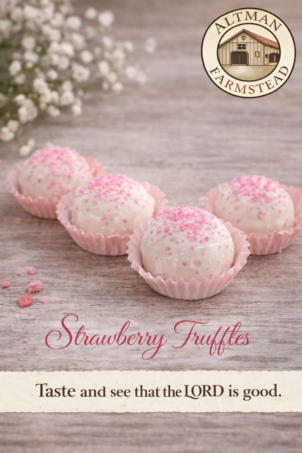 Strawberry Truffles