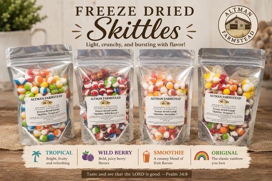Freeze-Dried Skittles Candies