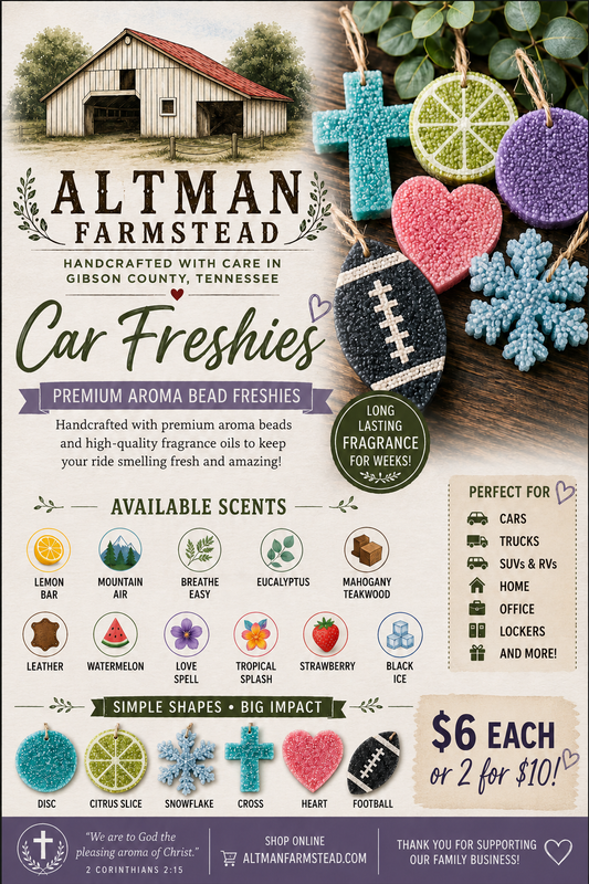Altman Farmstead Car Freshie
