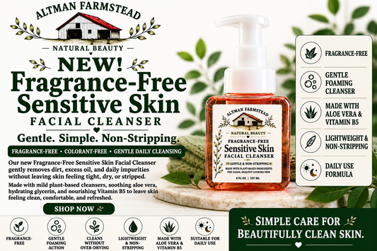 Fragrance-Free Sensitive Skin Facial Cleanser, 8oz (237ml)