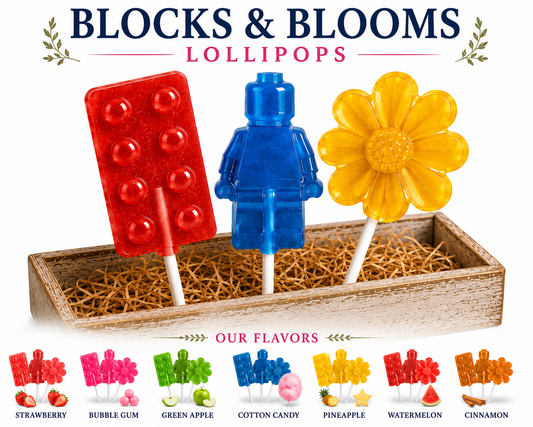 Blocks and Blooms Lillipops