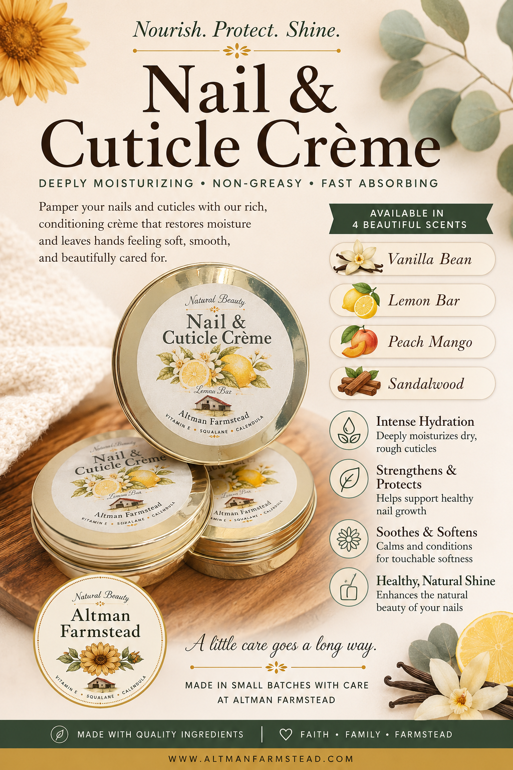 Natural Beauty Nail and Cuticle Crème