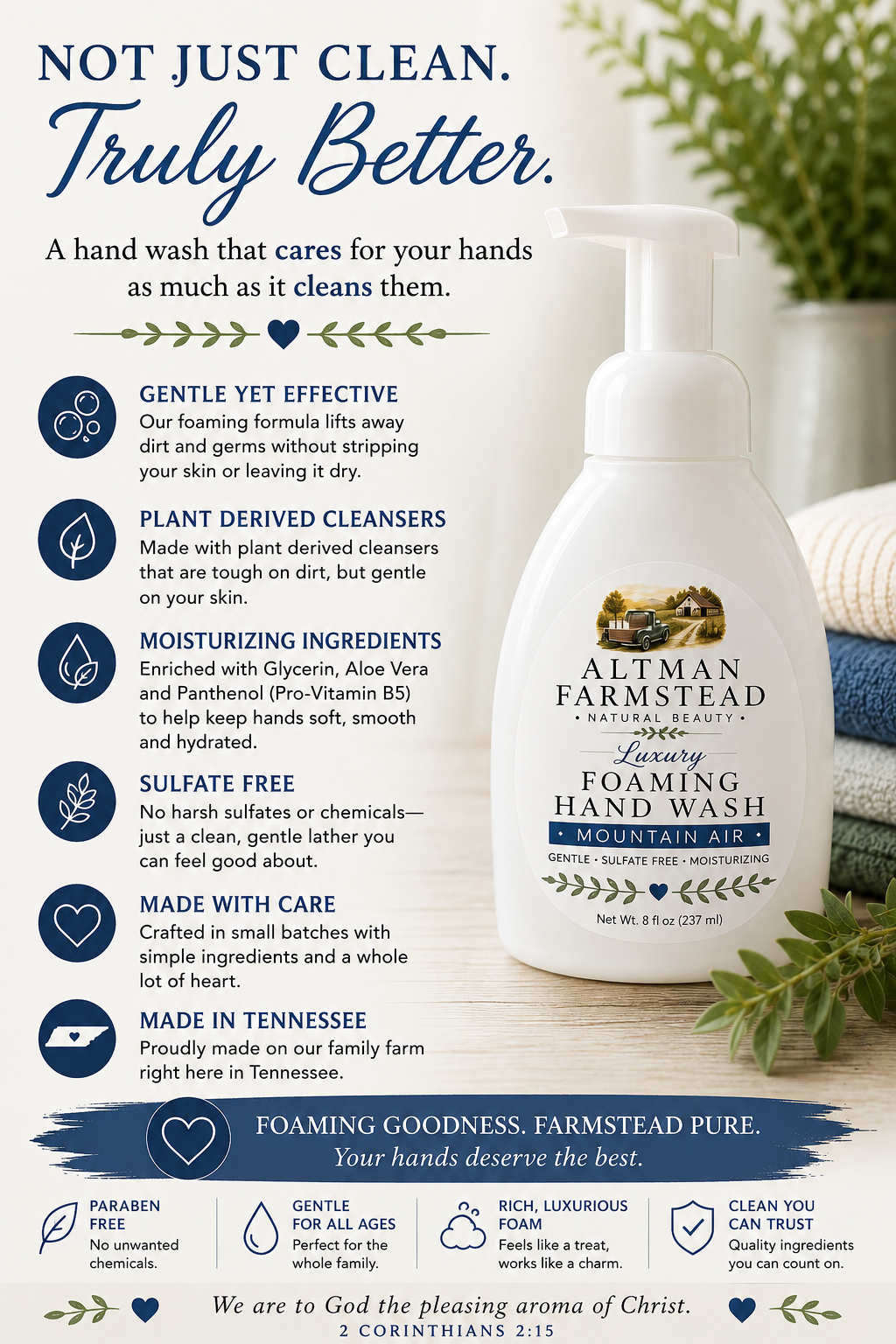 Luxury Foaming Hand Wash, 10 oz